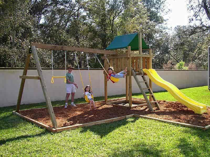 Wooden swing sets under 500