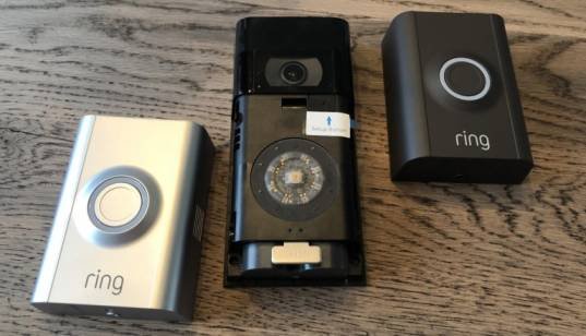 Ring doorbell white light fixing