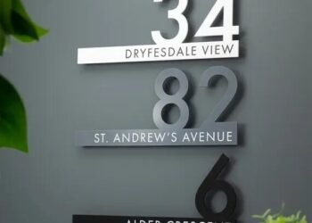 Interior and Exterior Door Number Signs