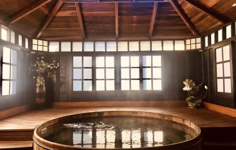 Indoor Hot Tub Installation