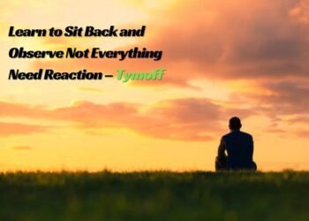 Learn to Sit Back and Observe. Not Everything Need Reaction