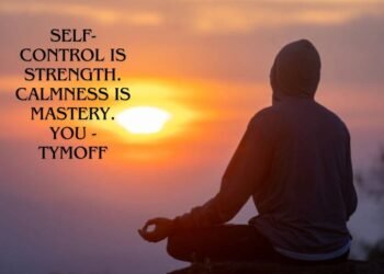 Self-control is Strength. Calmness is Mastery.