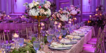 Reception Table Decor