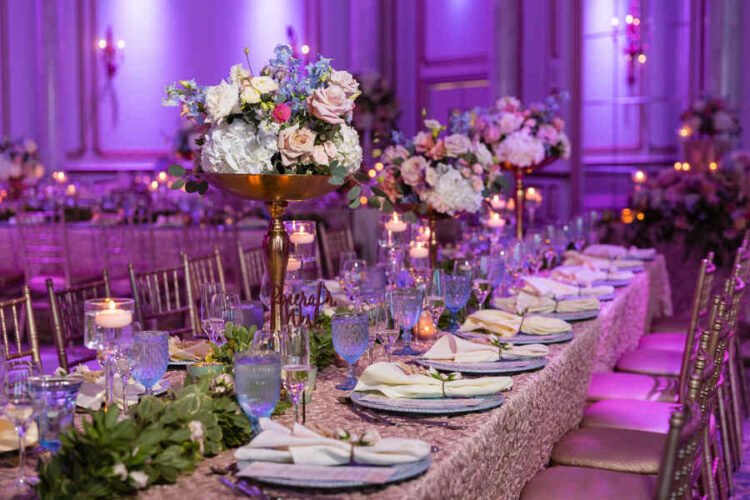 Reception Table Decor