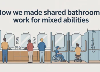How We Made Shared Bathrooms Work for Mixed Abilities